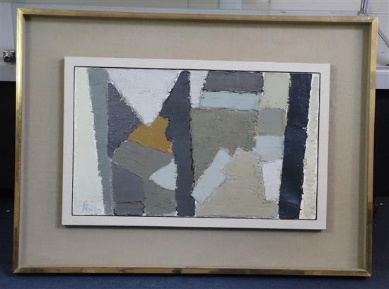 § Nicolas de Stael (1914-1955) Composition, 1950 13 x 21.75in.